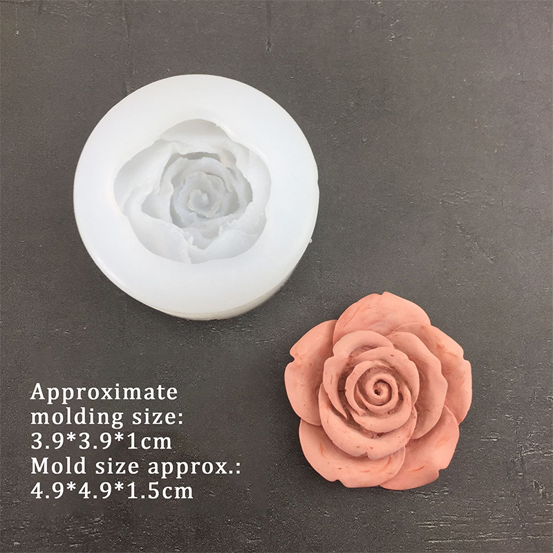 3D Rose Flower Shape Leaf Sili - Eco Soap recension och pris