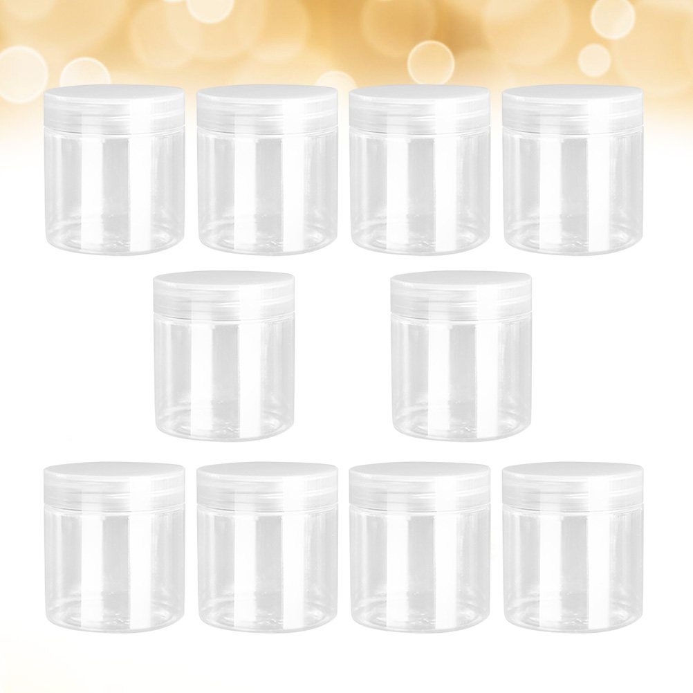 10Pcs 100Ml Transparent Round  - Reusable Bottle recension och pris