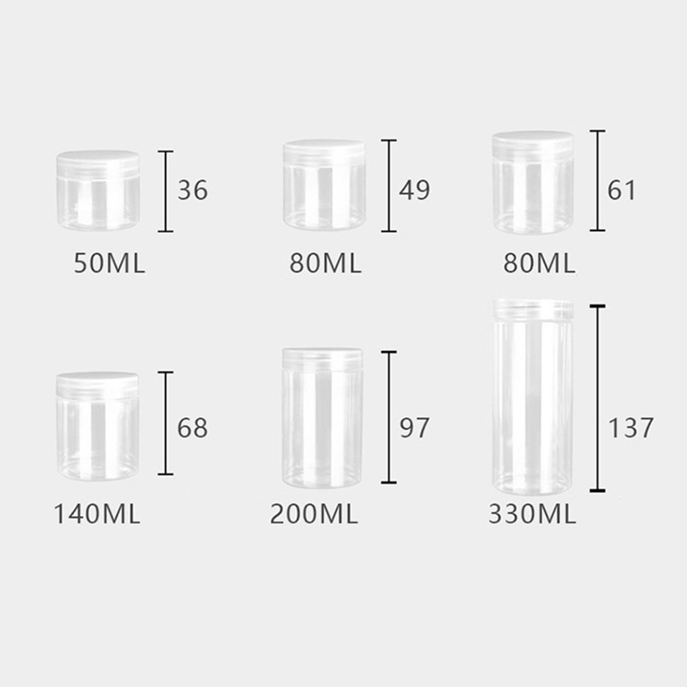 10Pcs 100Ml Transparent Round  - Reusable Bottle recension och pris