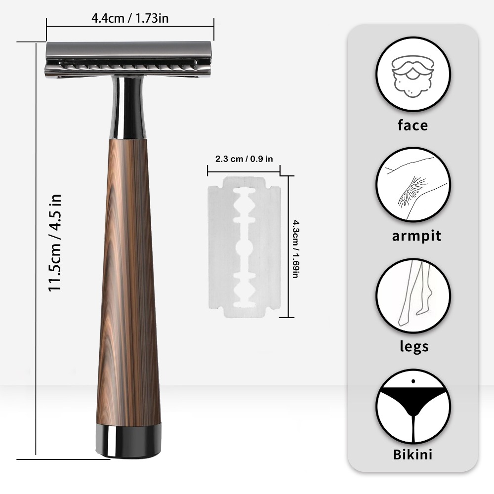 Professional Men's Double Edge - Safety Razor Handle recension och pris