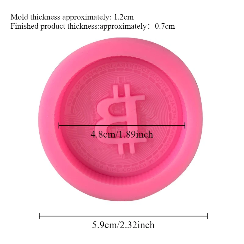 1/3Pcs Currency Logo Soap Sili - Eco Soap recension och pris