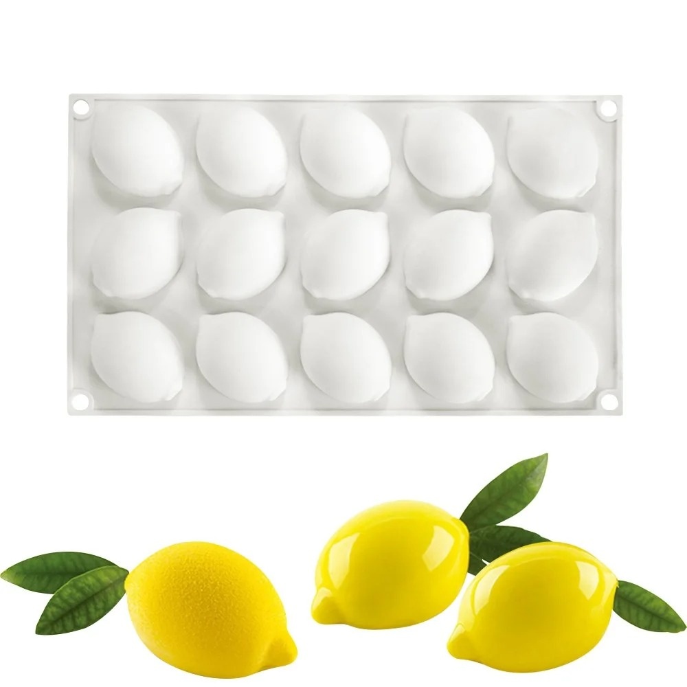 15 Cavity Lemon Food Silicone  - Eco Soap recension och pris