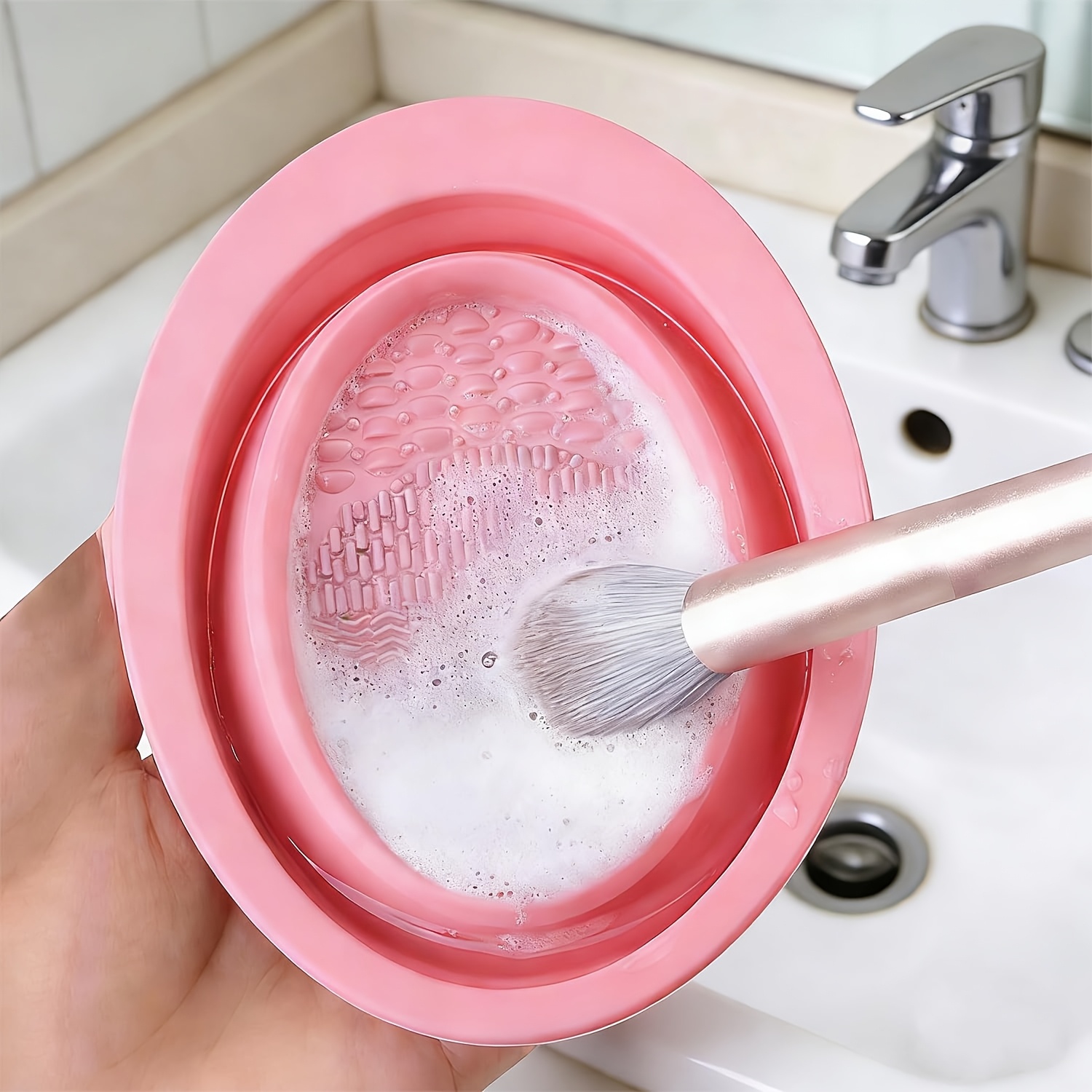 Foldable Silicone Makeup Brush - Eco Sponge recension och pris