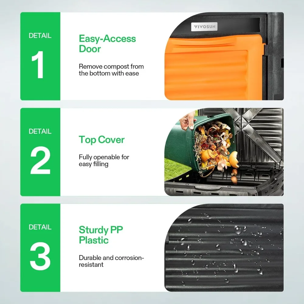 Gallon Outdoor Composting Bin  - Compost Bin recension och pris