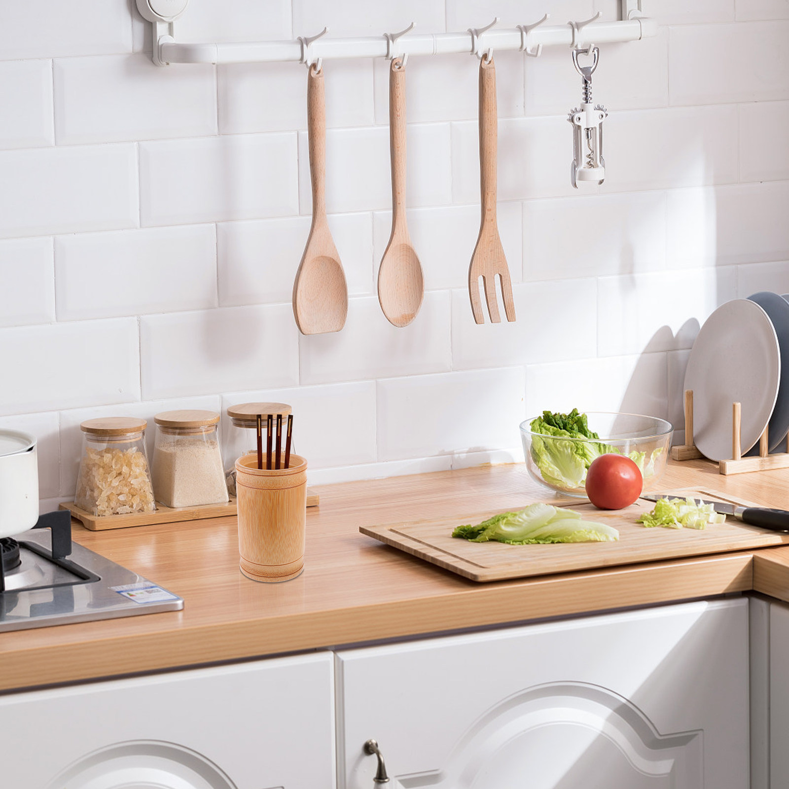 Bamboo Chopsticks Holder Kitch - Bamboo Cutlery recension och pris