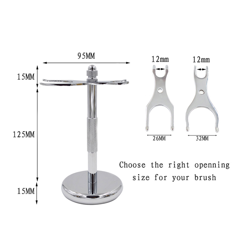 Deluxe Chrome Stand for Safety - Safety Razor Handle recension och pris
