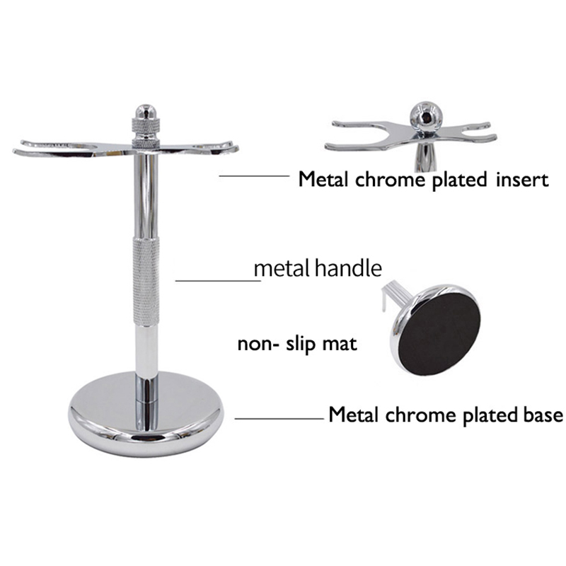 Deluxe Chrome Stand for Safety - Safety Razor Handle recension och pris