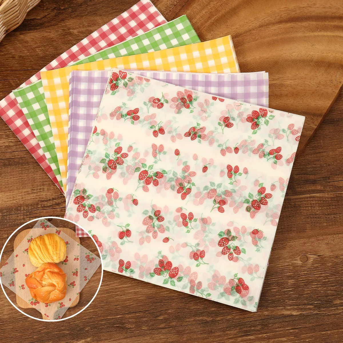 50Pcs Oilproof Wrapping Paper  - Beeswax Wrap recension och pris