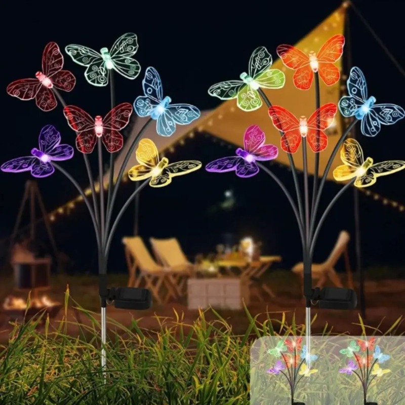 Solar Powered Butterfly Lights - Solar Garden Light recension och pris