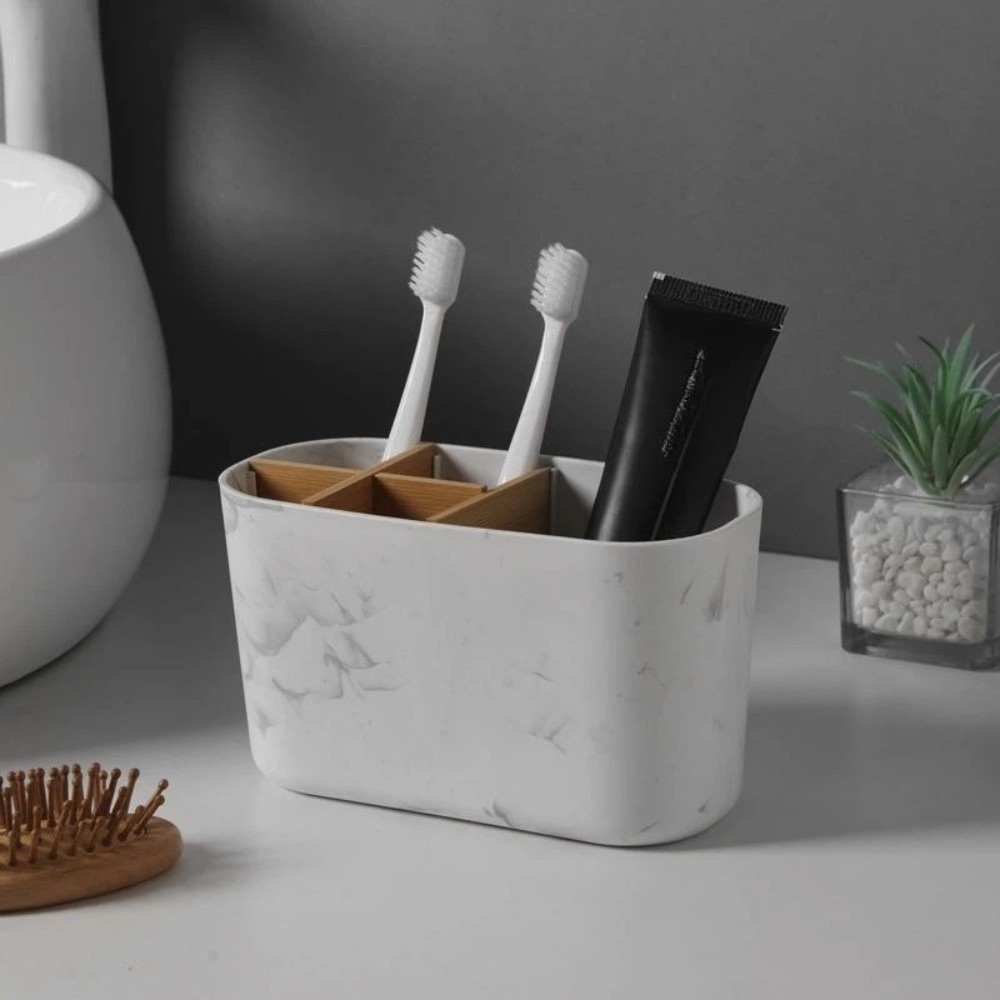 Multi-Slot Toothbrush Holder P - Bamboo Toothbrush recension och pris