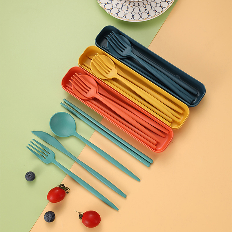 4Pcs/Set Portable Utensils Wit - Reusable Straw recension och pris