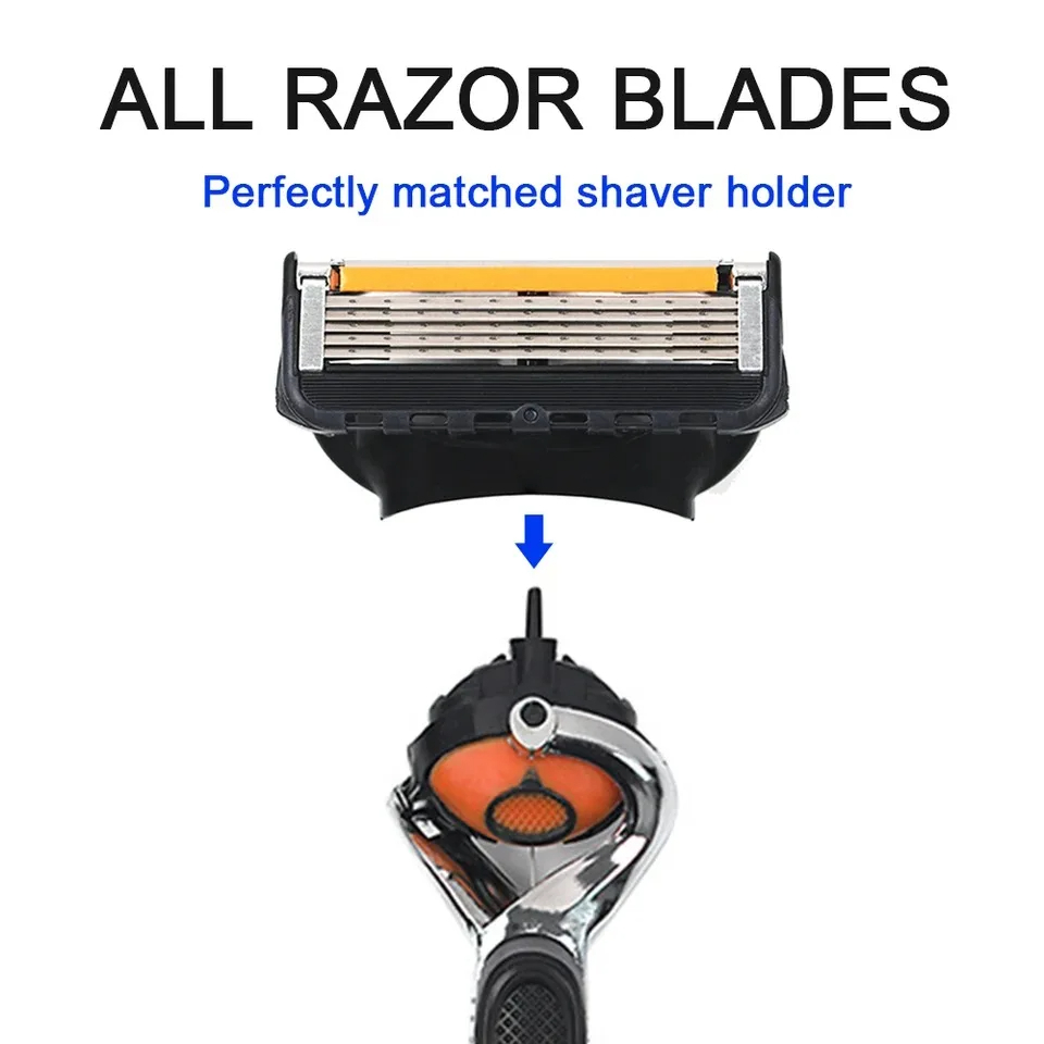 5-Layer Replaceable Safety Bla - Safety Razor Handle recension och pris
