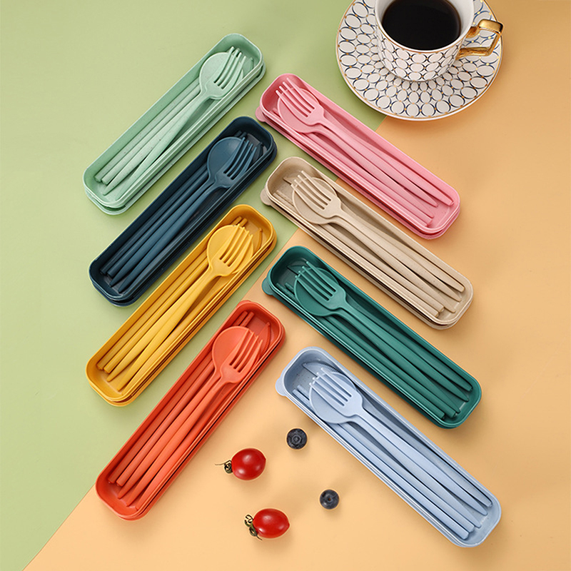 4Pcs/Set Portable Utensils Wit - Reusable Straw recension och pris