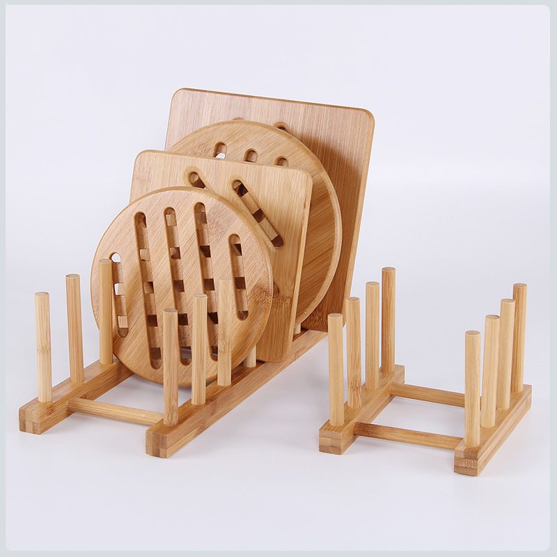 Kitchen Drainer Rack Dish Pot  - Bamboo Cutlery recension och pris