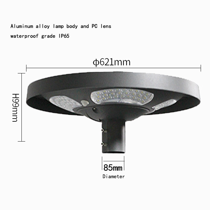 Waterproof IP65 UFO Solar LED  - Solar Garden Light recension och pris