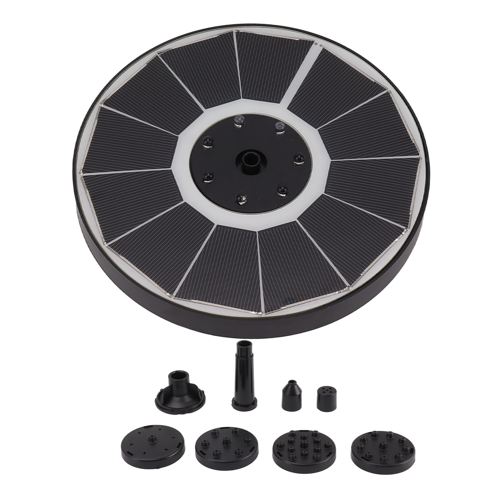 Solar Fountain Light with 8 No - Solar Garden Light recension och pris