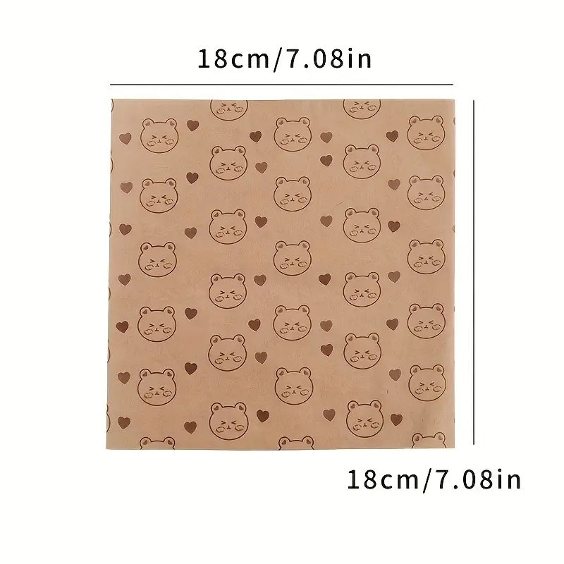 100Pcs/200Pcs Bear/Large Bear  - Beeswax Wrap recension och pris