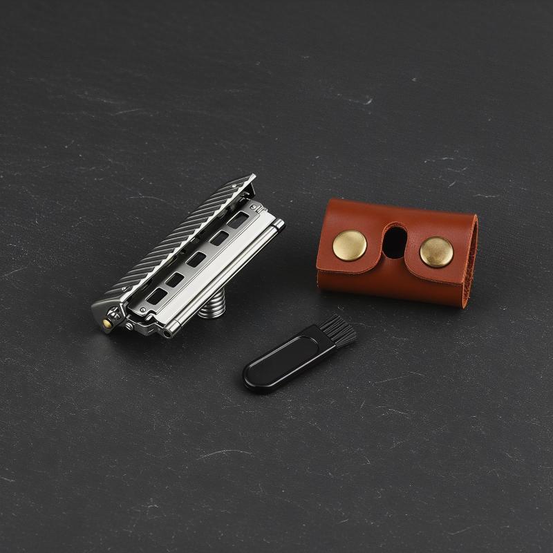 Matte Black Single Blade Manua - Safety Razor Handle recension och pris